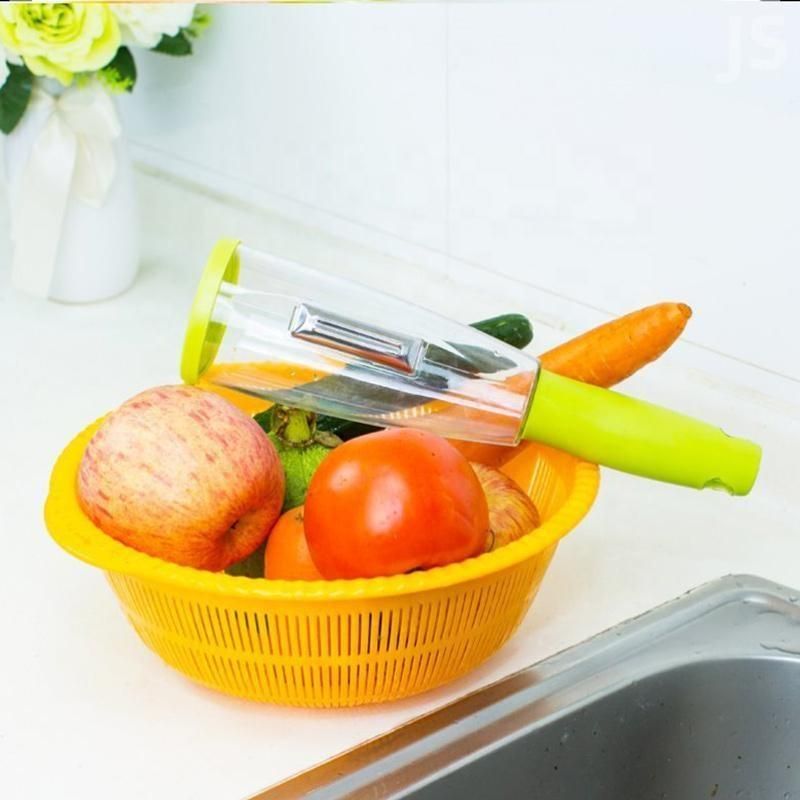 Multifunction Kitchen Peeler with Built-in Storage Container