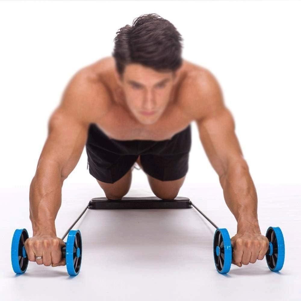 Roller Wheel with Resistance Bands & Knee Pad