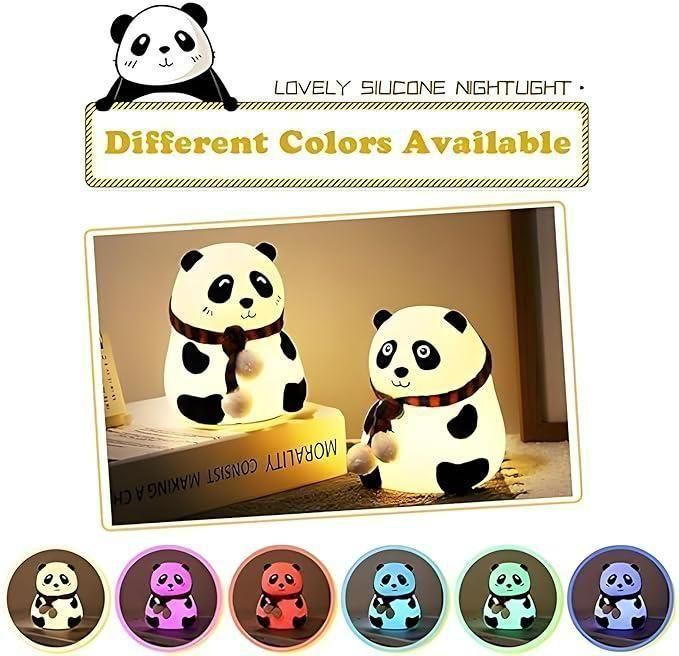 Cute Panda Night Light Lamp