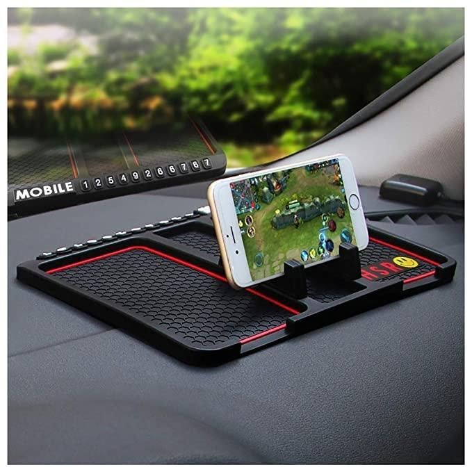 3-in-1 Car Dashboard Phone Holder & Anti-Slip Pad