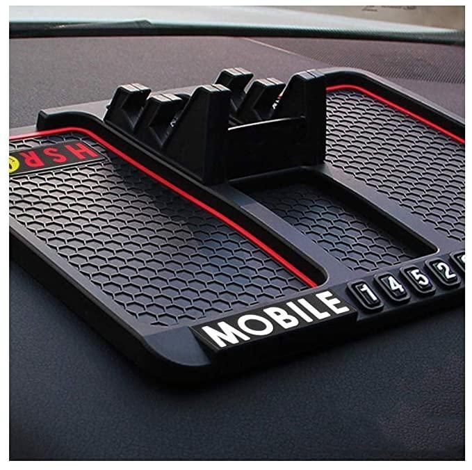 3-in-1 Car Dashboard Phone Holder & Anti-Slip Pad