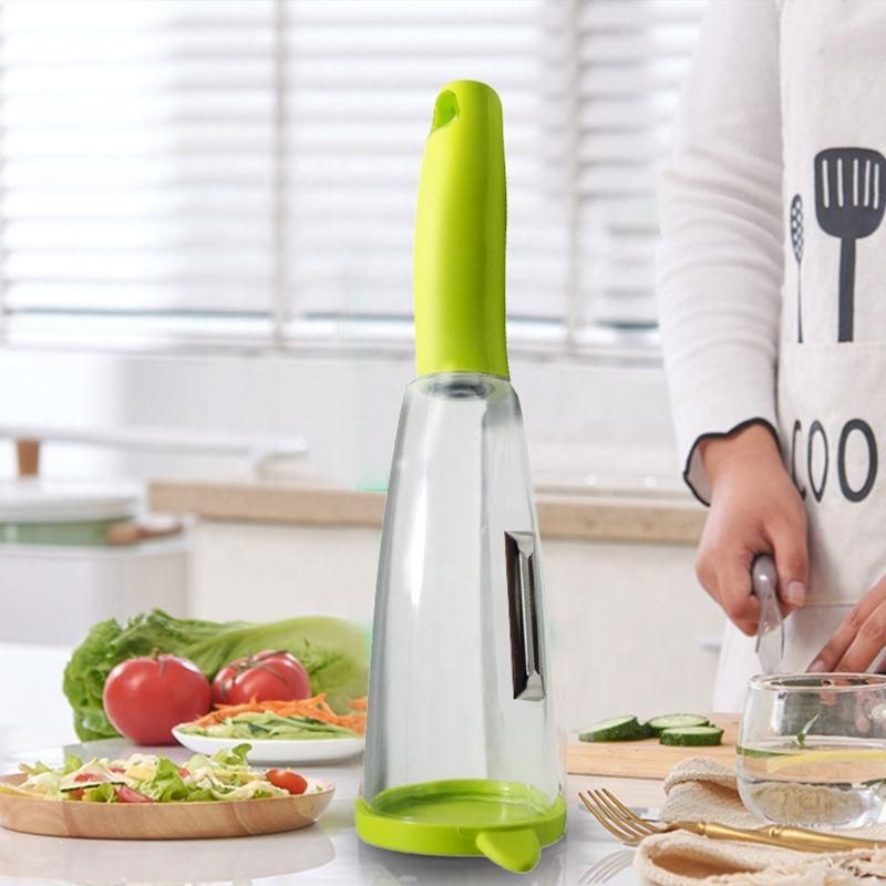 Multifunction Kitchen Peeler with Built-in Storage Container