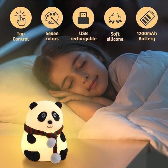 Cute Panda Night Light Lamp