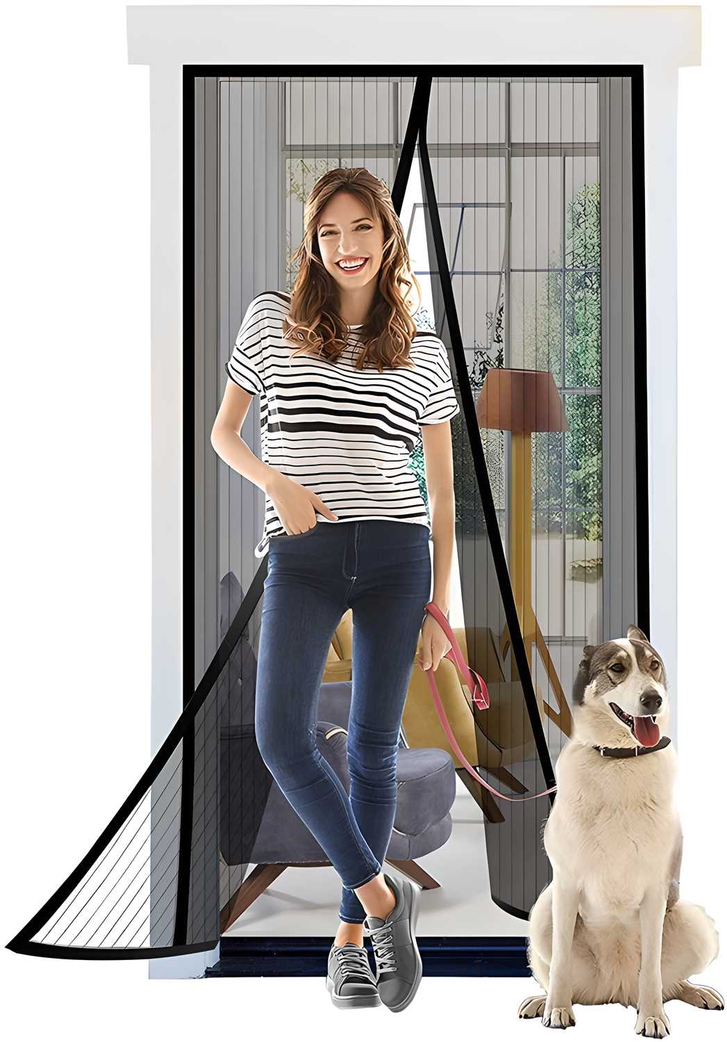 Magnetic Mosquito Net Door Curtain
