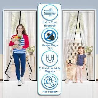 Magnetic Mosquito Net Door Curtain