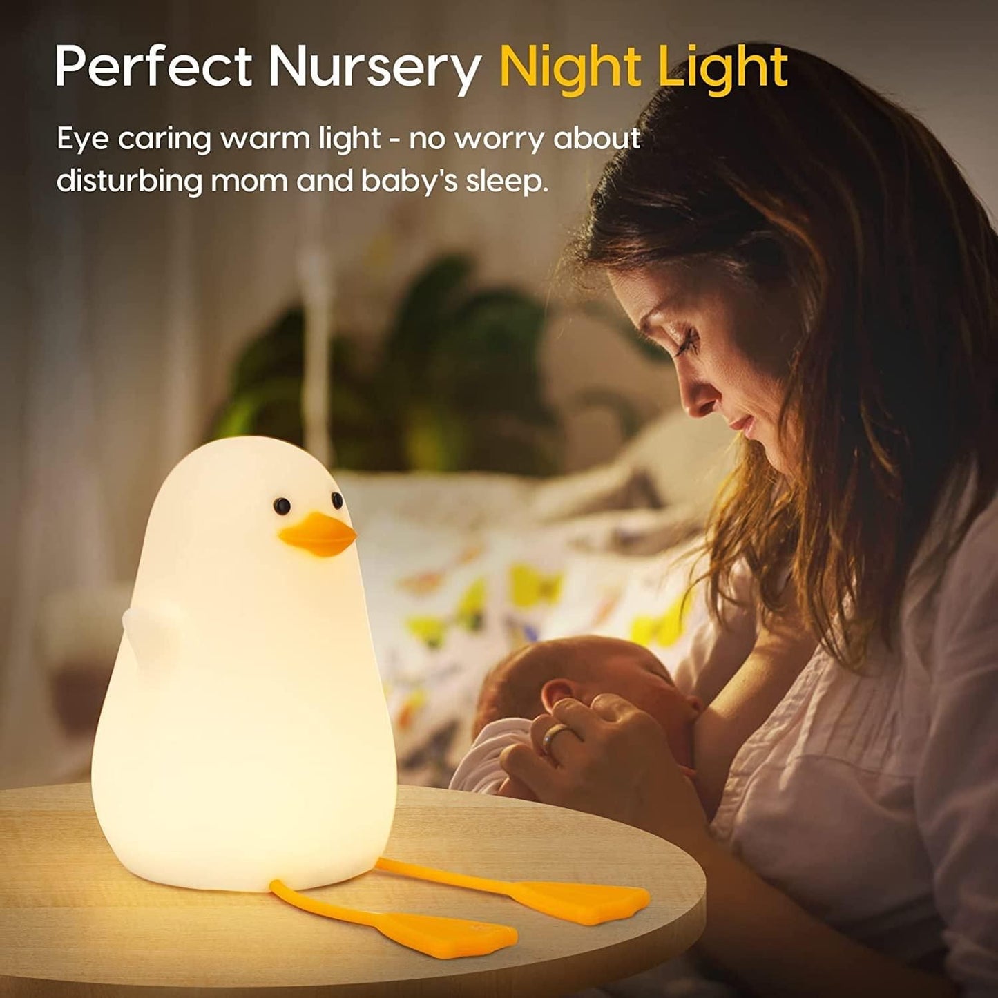 Cute Duck Night Light Lamp