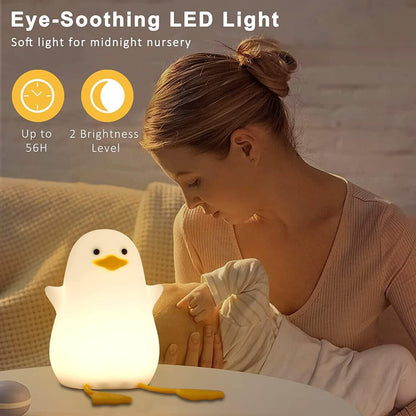 Cute Duck Night Light Lamp